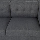 Reynard Tufted Fabric Sofa by Christopher Knight Home