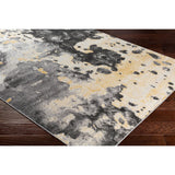 Rhea Grey Abstract Area Rug - 2' x 3'