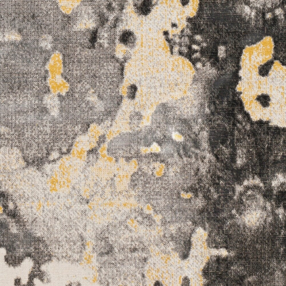 Rhea Grey Abstract Area Rug - 2' x 3'