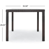 Rhode Island Wicker Outdoor 7-piece Wicker Dining Set by Christopher Knight Home