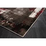Rhodes Collection Abstract Area Rug