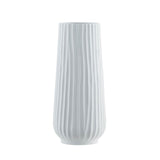 Ribbed Deco Vase