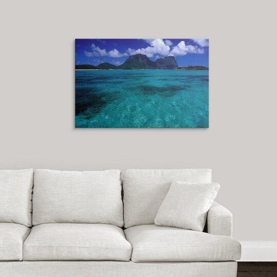 Richard I'Anson Premium Thick-Wrap Canvas entitled Tropical Water, Lord Howe Island, Australia
