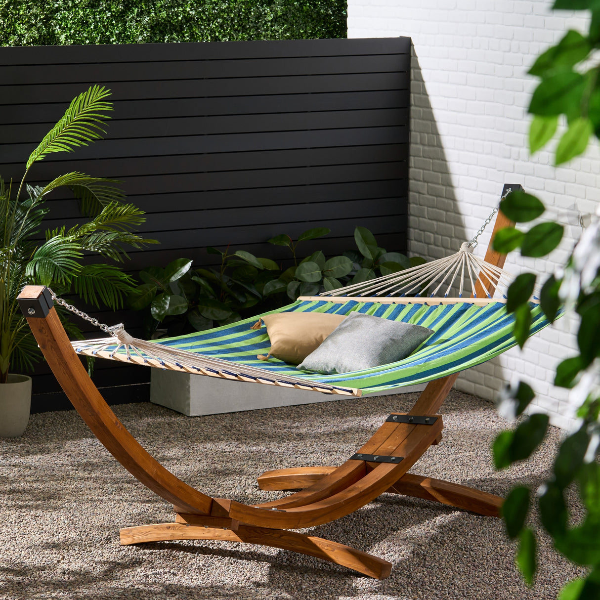 Richardson Outdoor Modern Hammock by Christopher Knight Home - 400 lb limit