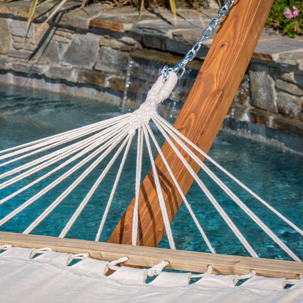 Richardson Outdoor Modern Hammock by Christopher Knight Home - 400 lb limit