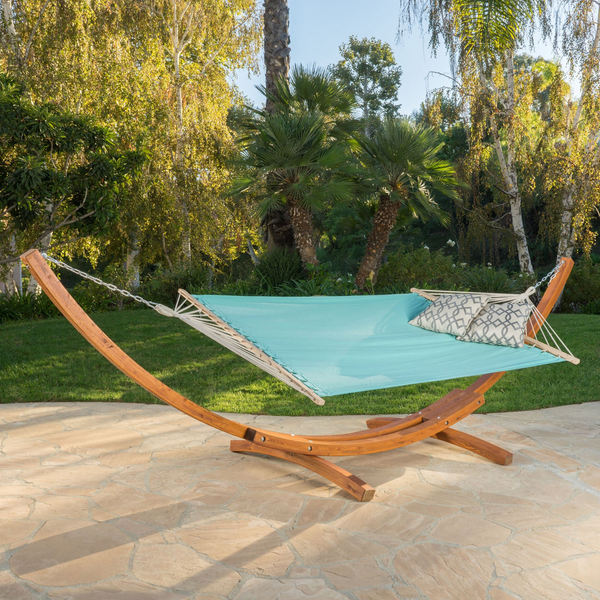 Richardson Outdoor Modern Hammock by Christopher Knight Home - 400 lb limit