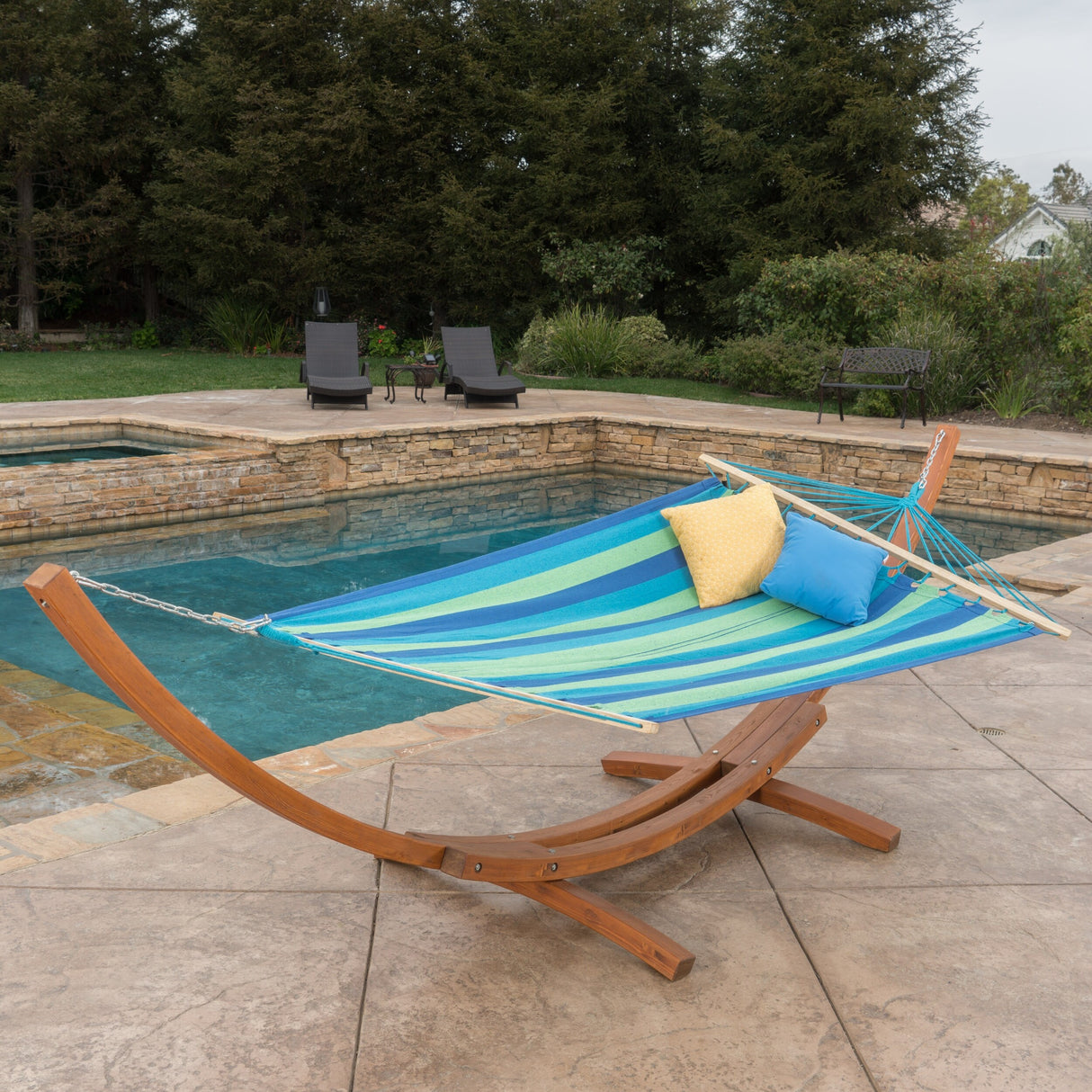 Richardson Outdoor Modern Hammock by Christopher Knight Home - 400 lb limit
