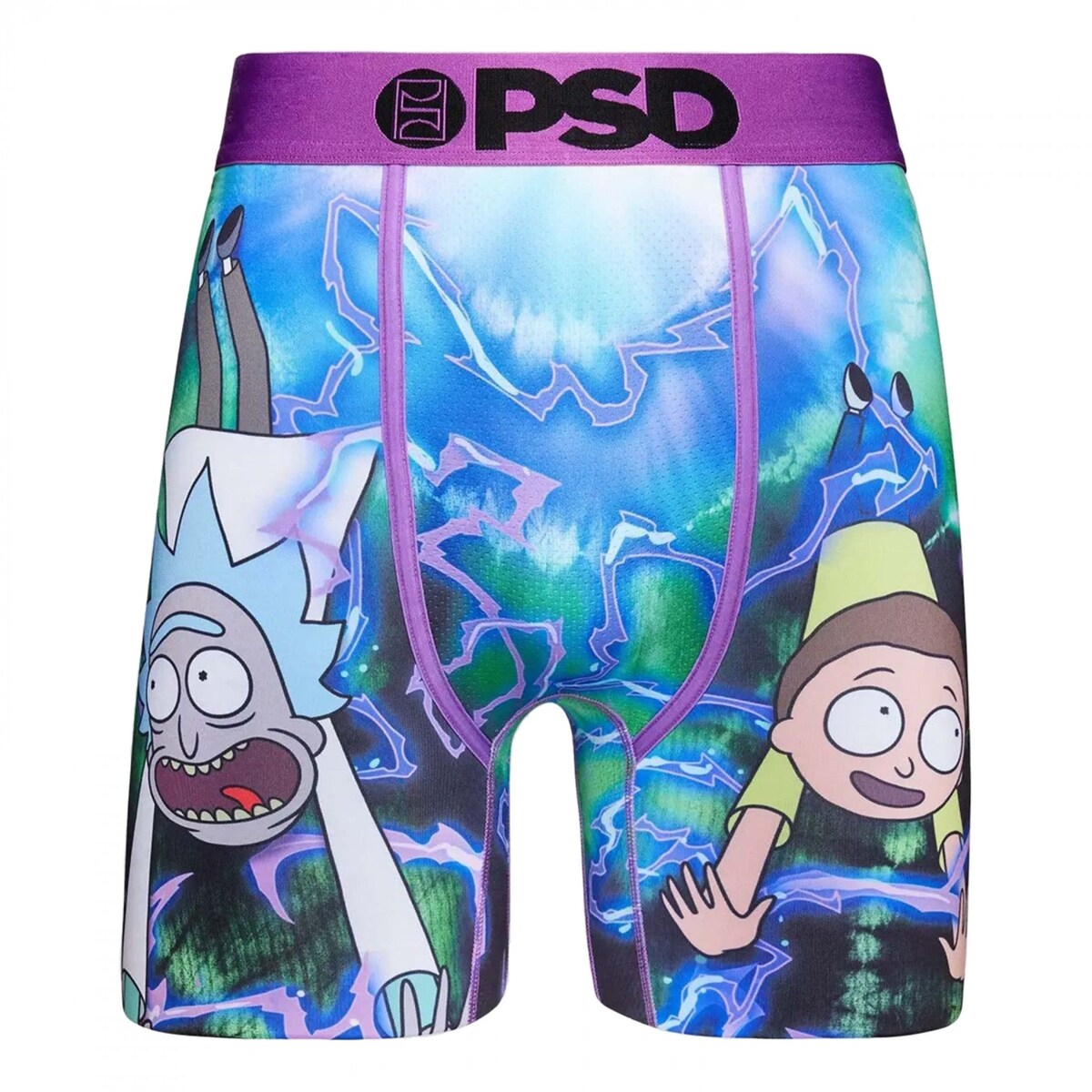 Rick And Morty Flowing Through Space Psd Boxer Briefs