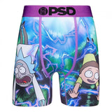Rick And Morty Flowing Through Space Psd Boxer Briefs