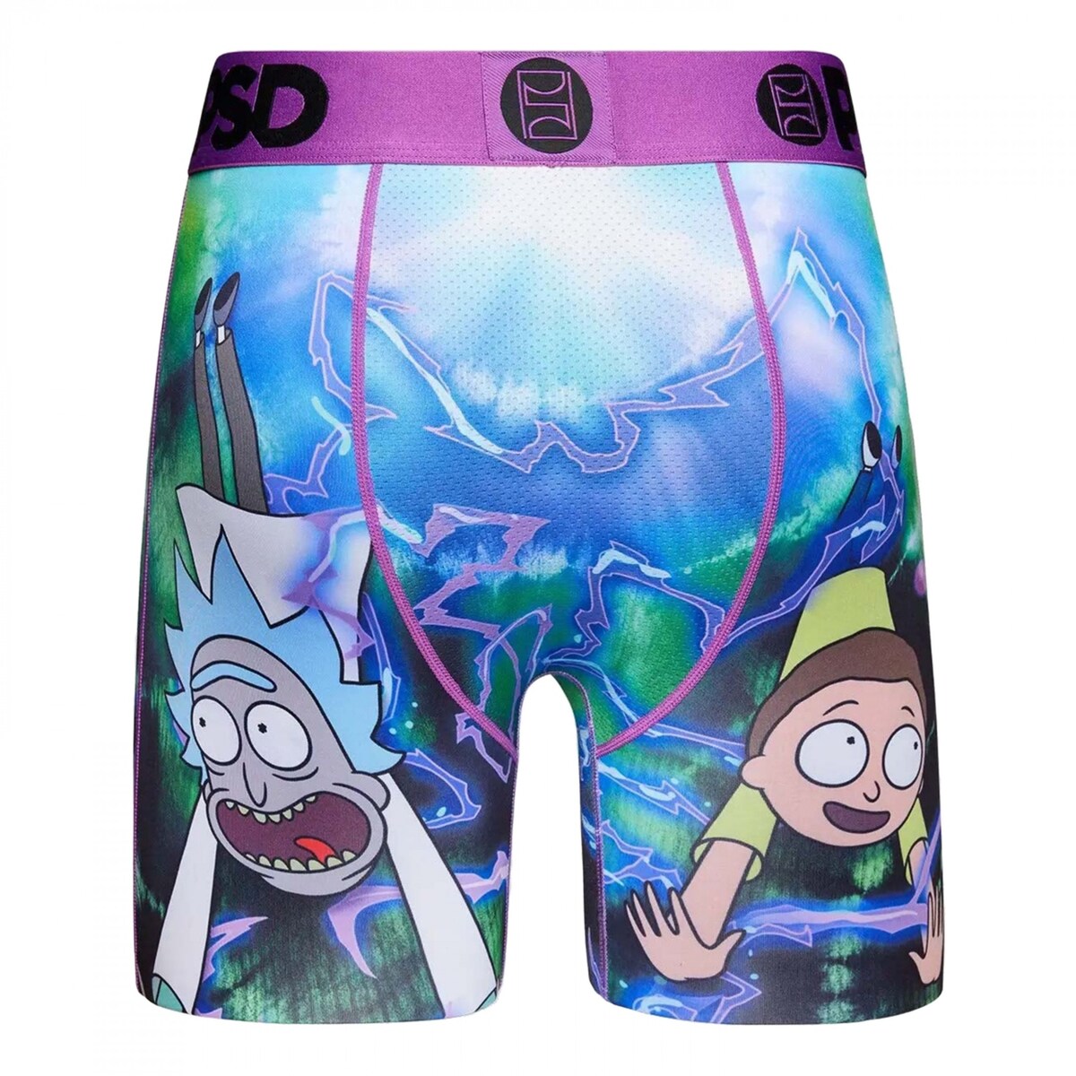 Rick And Morty Flowing Through Space Psd Boxer Briefs