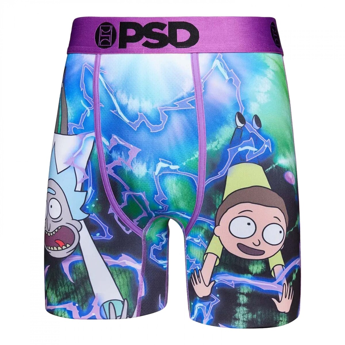Rick And Morty Flowing Through Space Psd Boxer Briefs