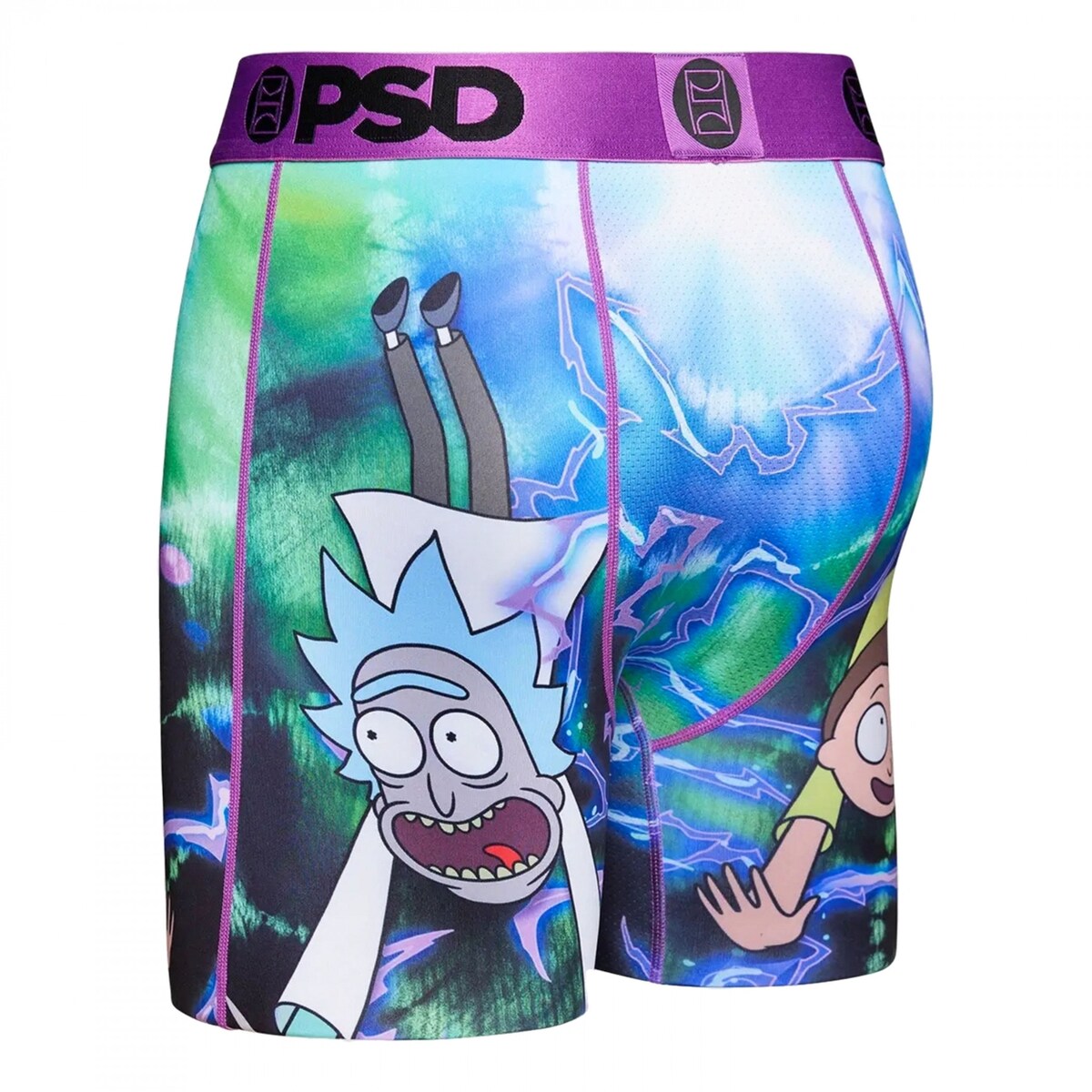 Rick And Morty Flowing Through Space Psd Boxer Briefs