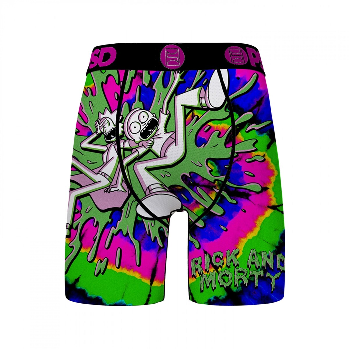 Rick And Morty Slimed Psd Boxer Briefs