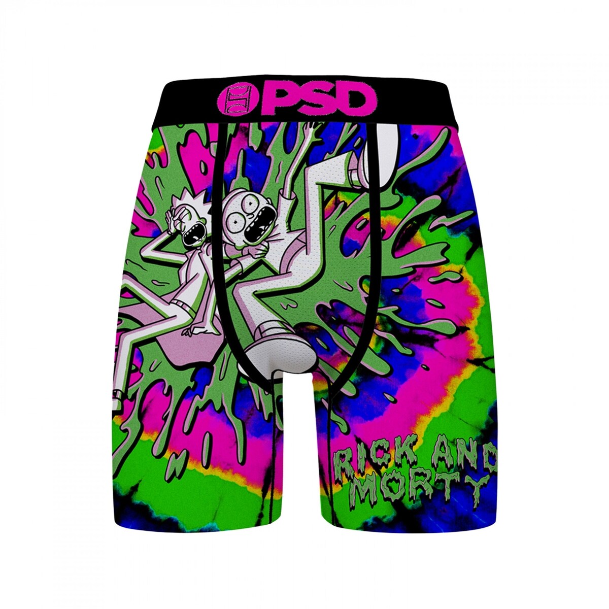 Rick And Morty Slimed Psd Boxer Briefs