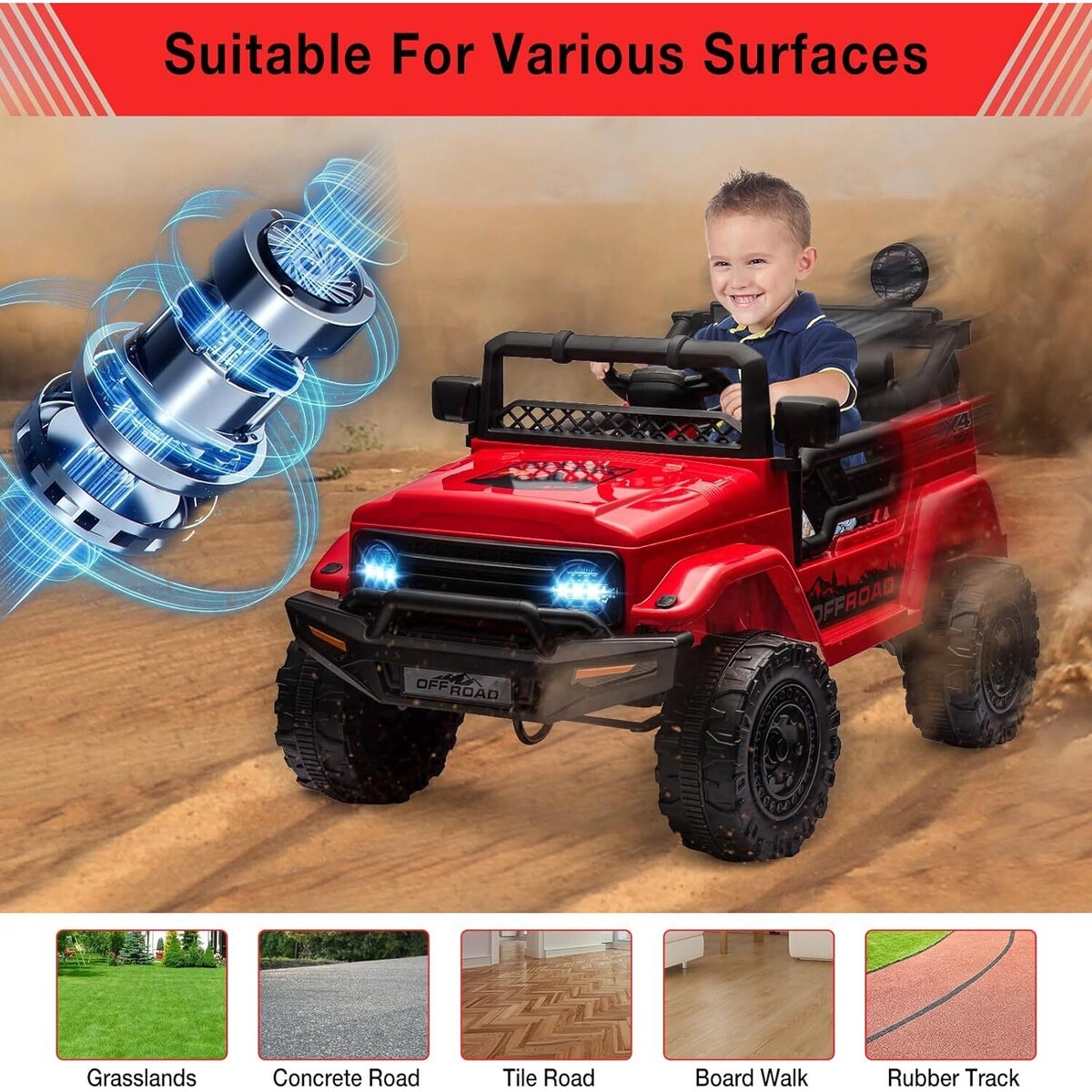 Ride-On Truck Car for Kids