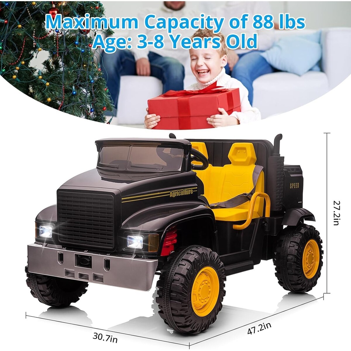 Ride On Truck for Kids 24V Ride On Car with Remote Control