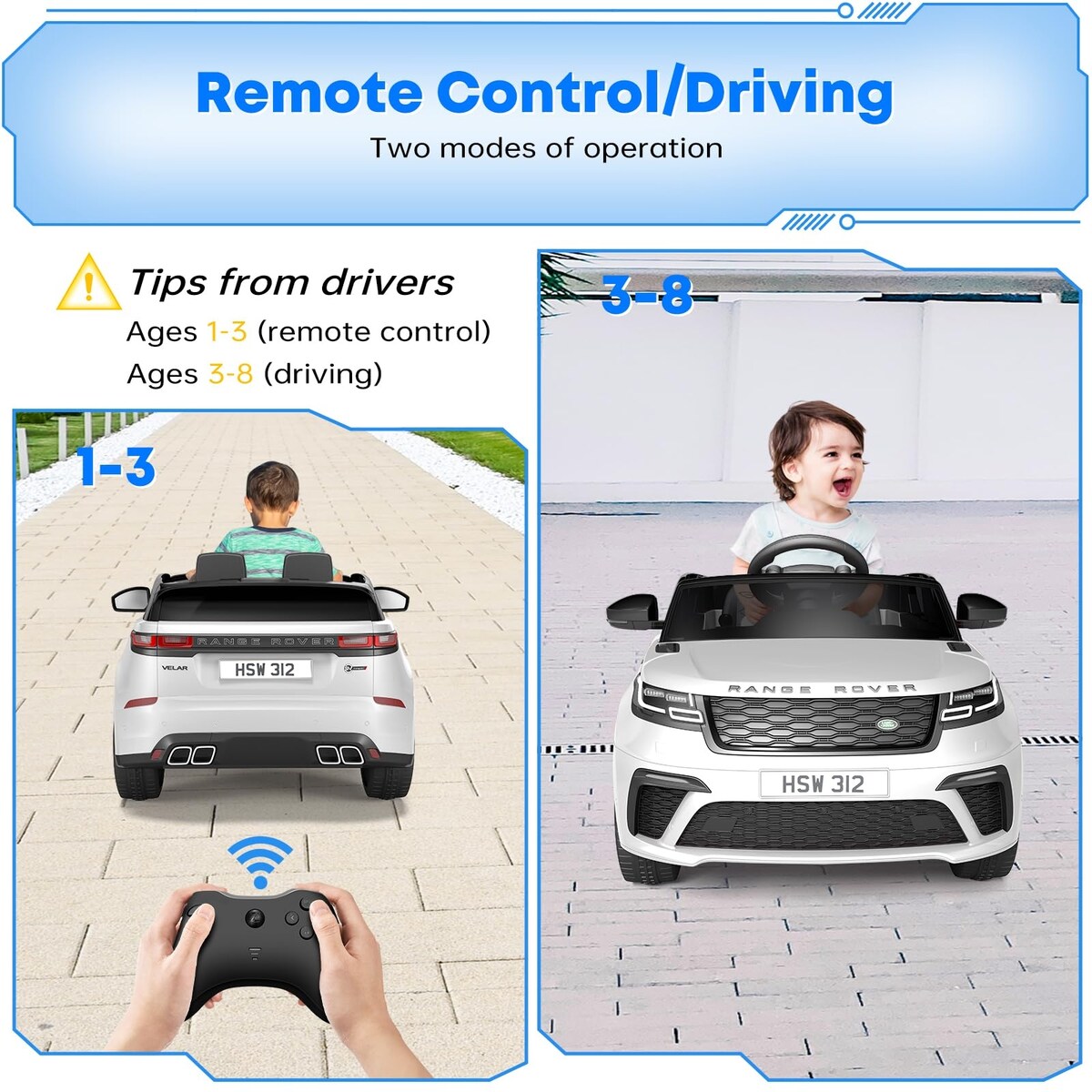 Ride on Cars for Kid 4-8