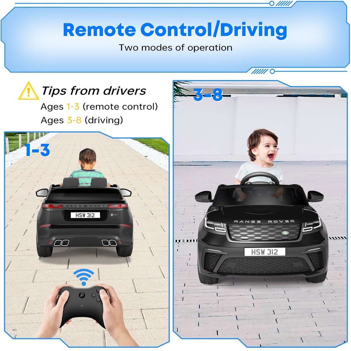 Ride on Cars for Kid 4-8