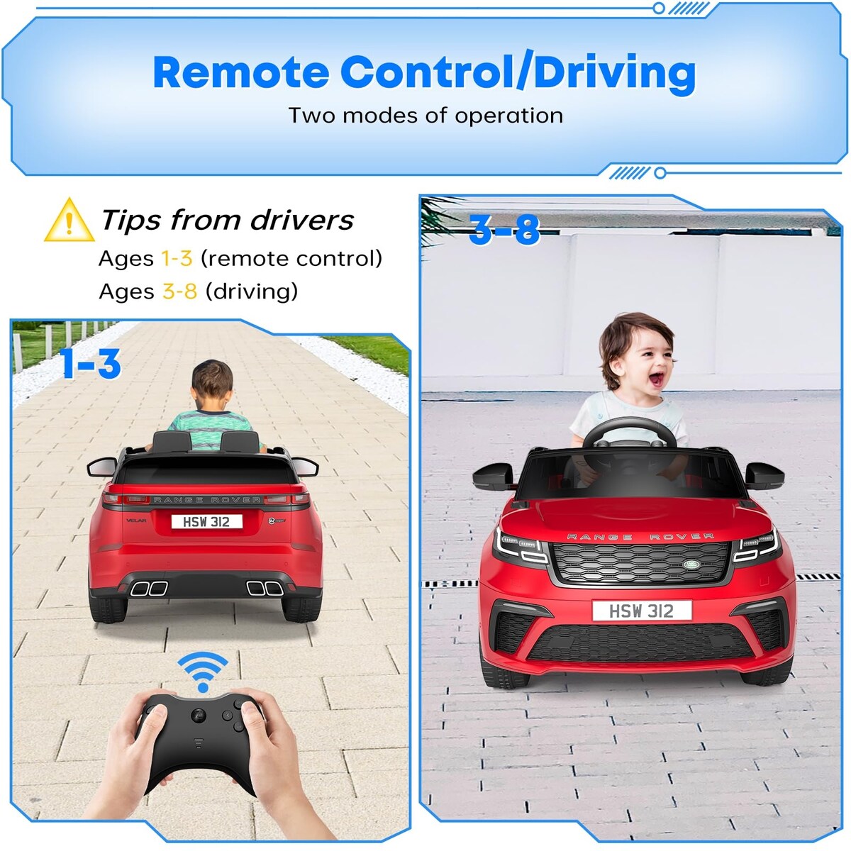 Ride on Cars for Kid 4-8