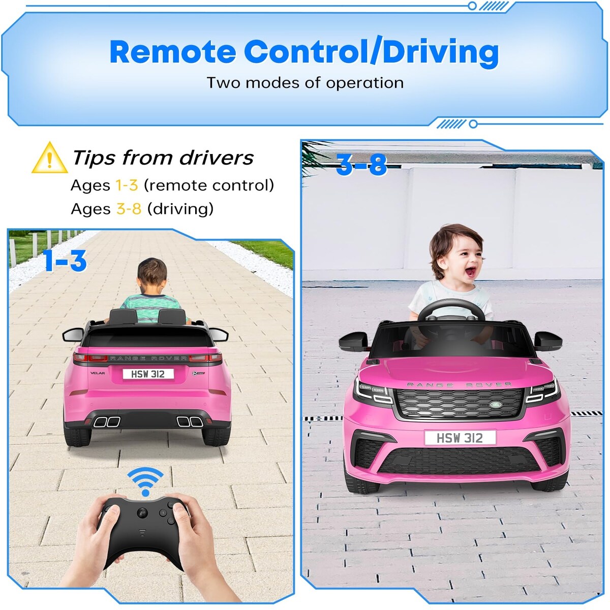 Ride on Cars for Kid 4-8