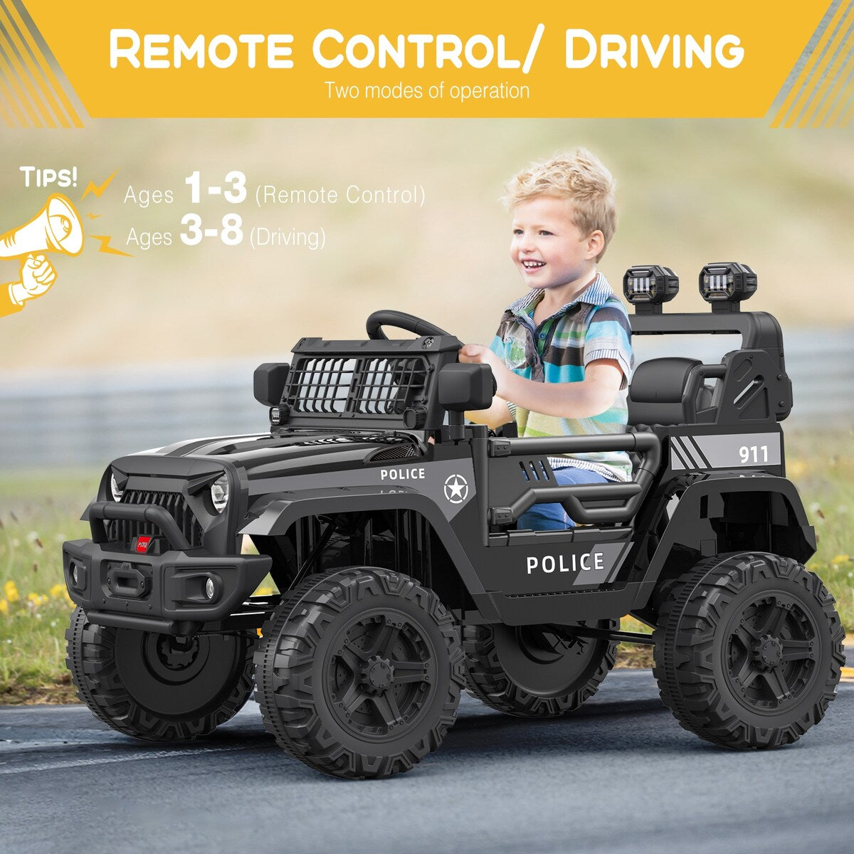 Electric Ride on Car with Remote Control