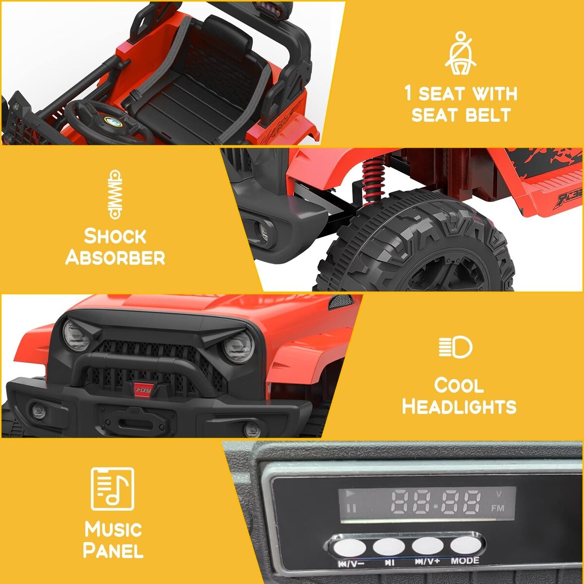 Electric Ride on Car with Remote Control