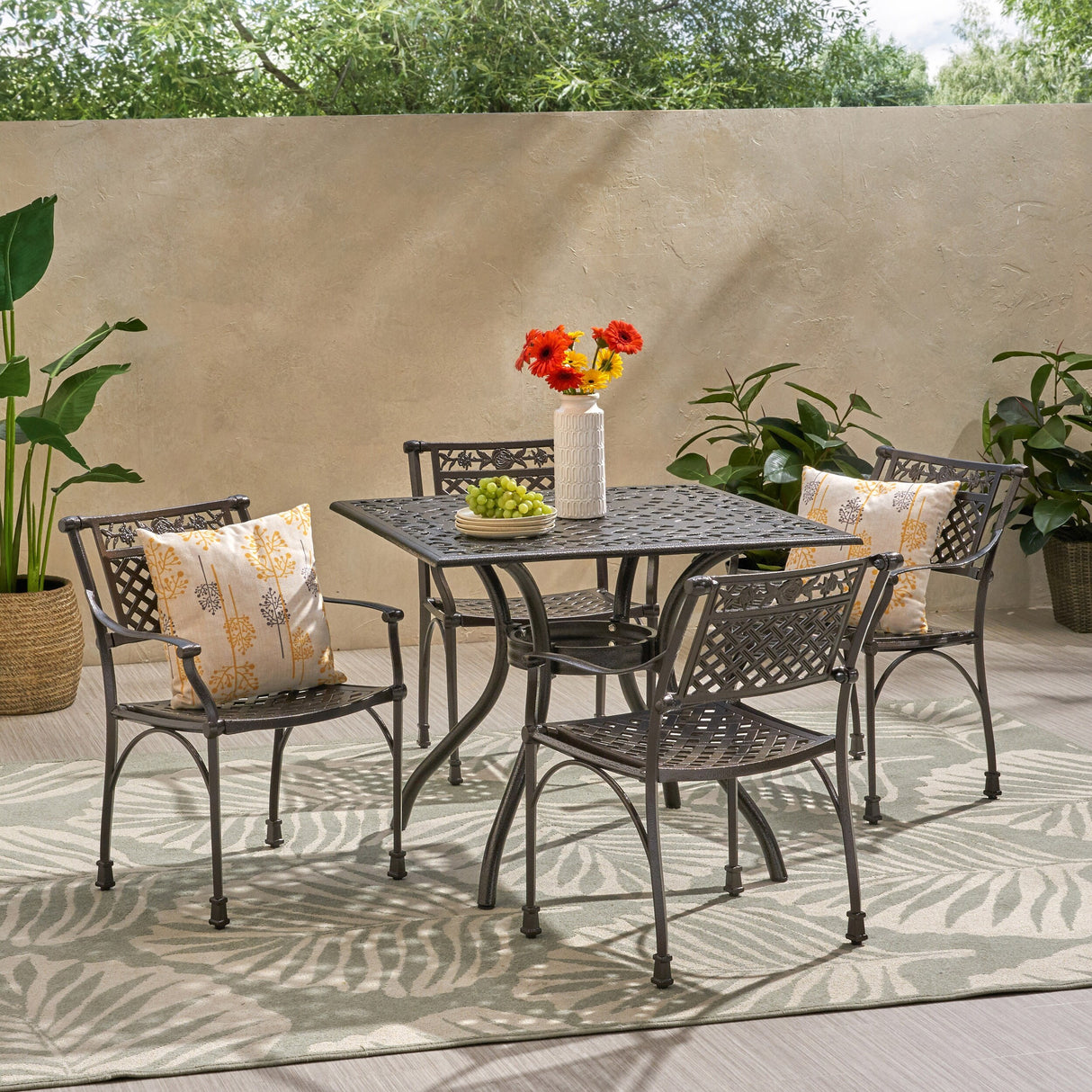 Ridgecrest 5-piece Patio Dining Set by Christopher Knight Home