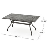 Ridgecrest 7-piece Patio Dining Set by Christopher Knight Home