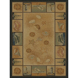 Ridgeland Nautical Border Runner Rug (1'11 x 7' 4) - 1'11" x 7'6"