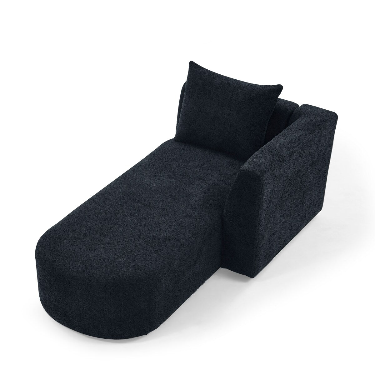 Right Chaise for Modluar Sofa,Sturdy solid wood frame, loop yarn fabric