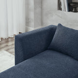 Right Chaise for Modluar Sofa,Sturdy solid wood frame, loop yarn fabric