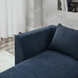 Right Chaise for Modluar Sofa,Sturdy solid wood frame, loop yarn fabric