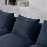 Right Chaise for Modluar Sofa,Sturdy solid wood frame, loop yarn fabric