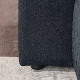 Right Chaise for Modluar Sofa,Sturdy solid wood frame, loop yarn fabric