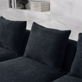 Right Chaise for Modluar Sofa,Sturdy solid wood frame, loop yarn fabric