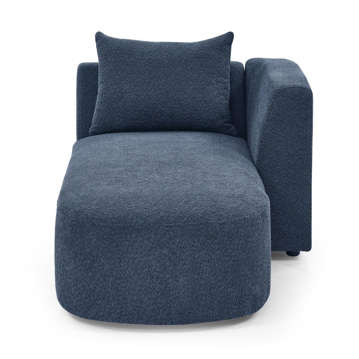 Right Chaise for Modluar Sofa,Sturdy solid wood frame, loop yarn fabric