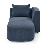 Right Chaise for Modluar Sofa,Sturdy solid wood frame, loop yarn fabric
