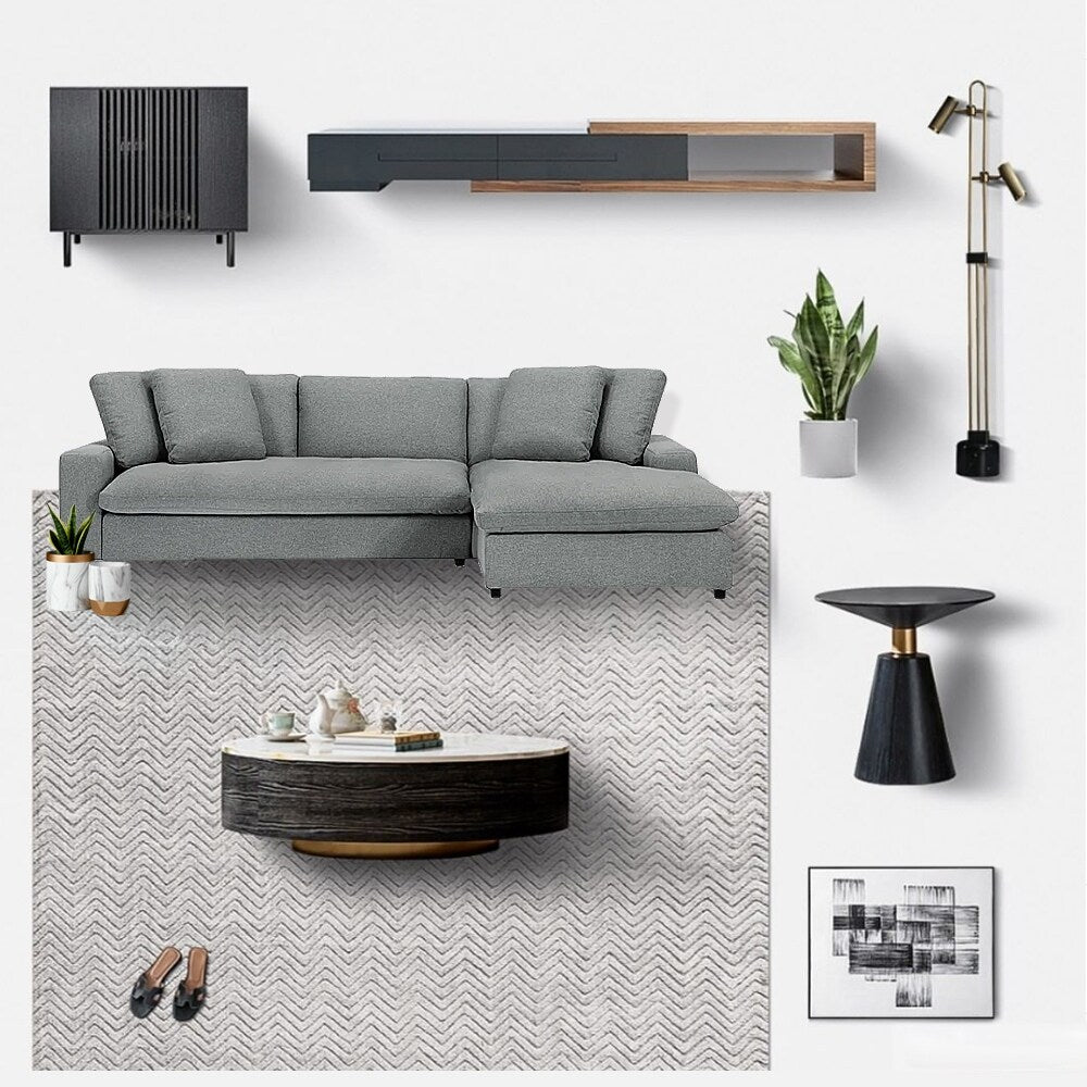 Right Hand Facing Sofa & Chaise