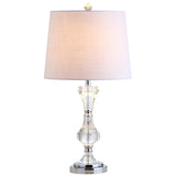 Riley 25" Crystal LED Table Lamp, Clear by JONATHAN Y