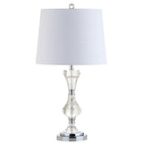 Riley 25" Crystal LED Table Lamp, Clear by JONATHAN Y