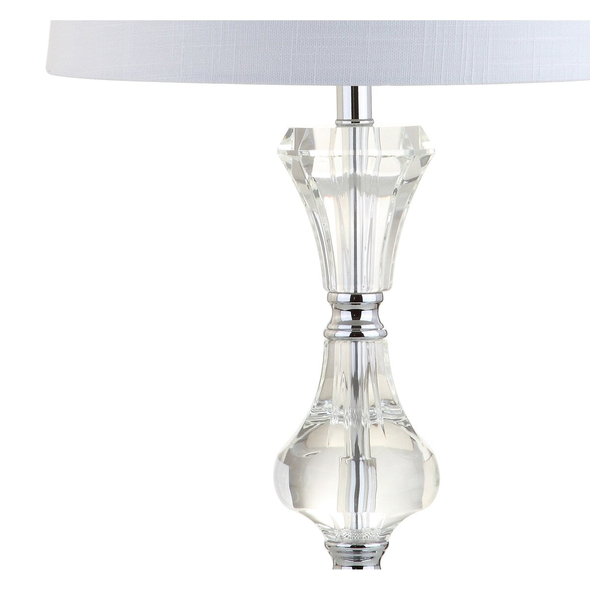 Riley 25" Crystal LED Table Lamp, Clear by JONATHAN Y