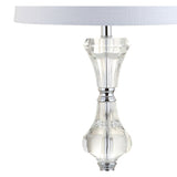 Riley 25" Crystal LED Table Lamp, Clear by JONATHAN Y