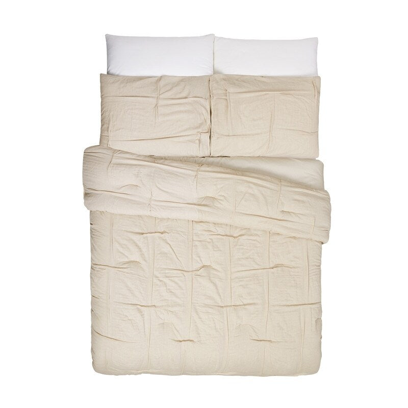 Riley Pleated 3-Piece Comforter Set