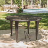 Rincon Outdoor 5-piece Round Dining Set by Christopher Knight Home