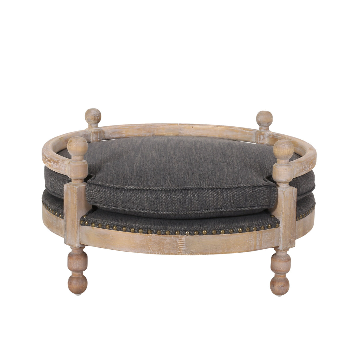 Rines Upholstered Medium Pet Bed by Christopher Knight Home