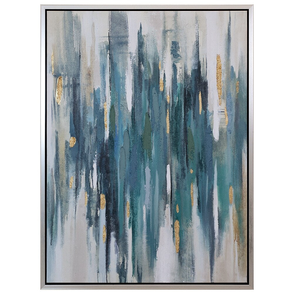 Ripped Water Wall Art - Multicolor