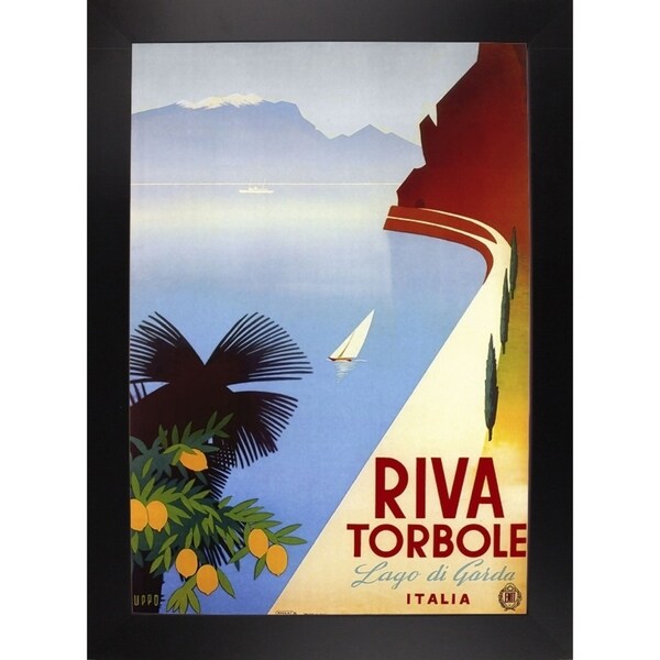 Riva Torbole-VINAPP122842 Framed Print 20"x14" by Vintage Apple Collection