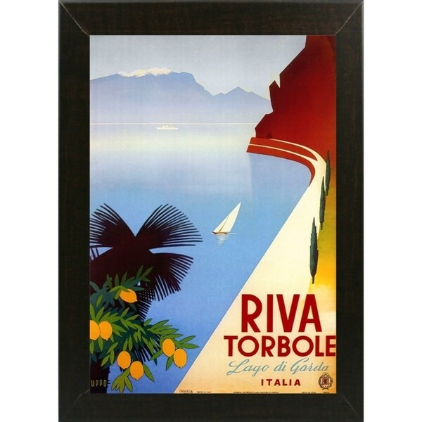 Riva Torbole-VINAPP122842 Framed Print 20"x14" by Vintage Apple Collection