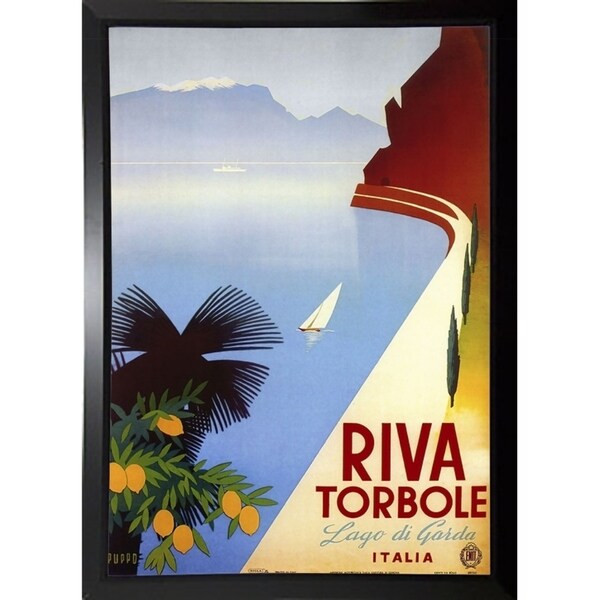 Riva Torbole-VINAPP122842 Framed Print 20"x14" by Vintage Apple Collection