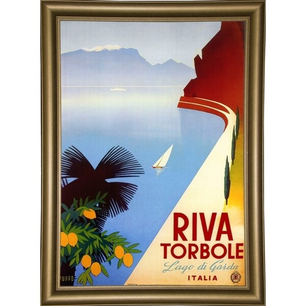 Riva Torbole-VINAPP122842 Framed Print 20"x14" by Vintage Apple Collection